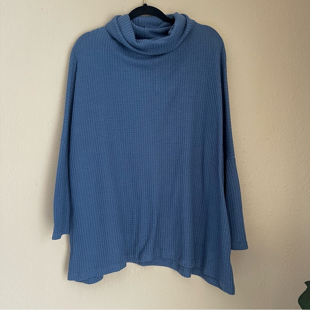 Cozy Blue Knit Sweater